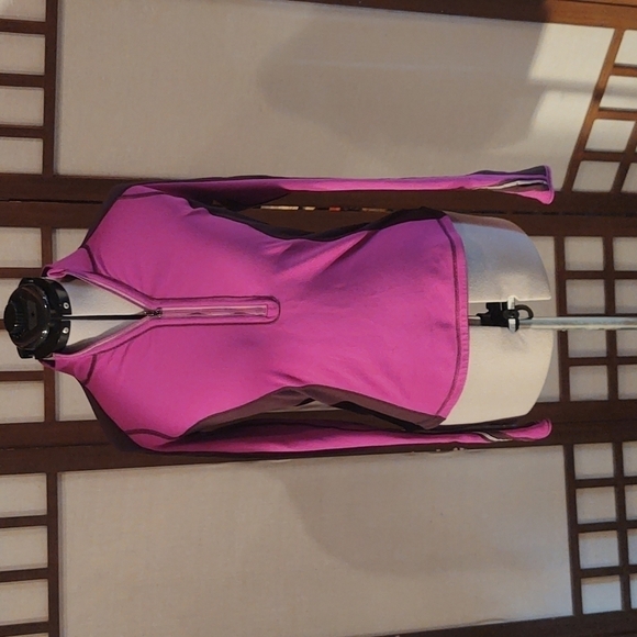 Lululemon Color Blocked Purple and Black Pullover - Picture 1 of 10